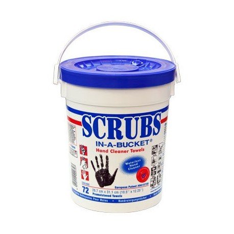 Lingettes de nettoyage mains et outils SCRUBS