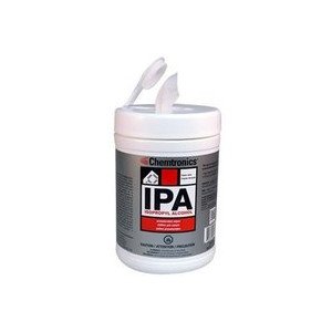Lingettes pré-saturées IPA Chemtronics SIP100P