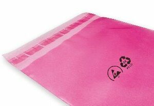 Pochette Rose Fermeture Adhésive