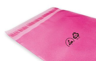 Pochette Rose Fermeture Adhésive