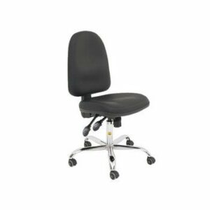 Chaise ESD en vinyle pour salle blanche