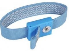 Bracelet ESD tissu bleu