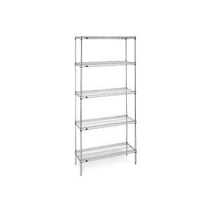 Chariot à 5 étagères en chrome SMT