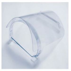 Masque visière en pvc rigide